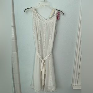 White dress- medium.